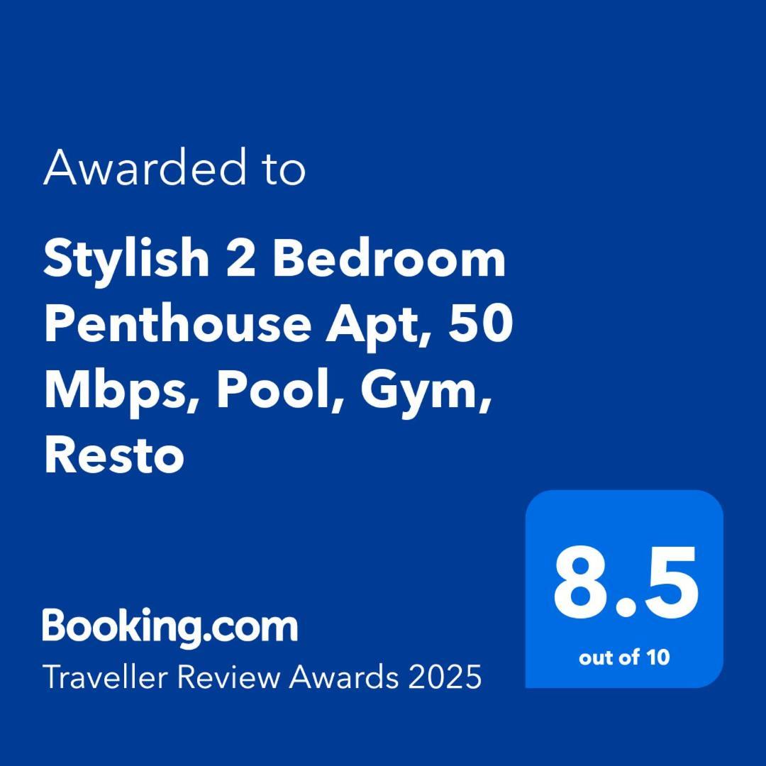 Stylish 2 Bedroom Penthouse Apt, Newly Refreshed, 50 Mbps, Pool, Gym, Resto Kuta  Exterior photo